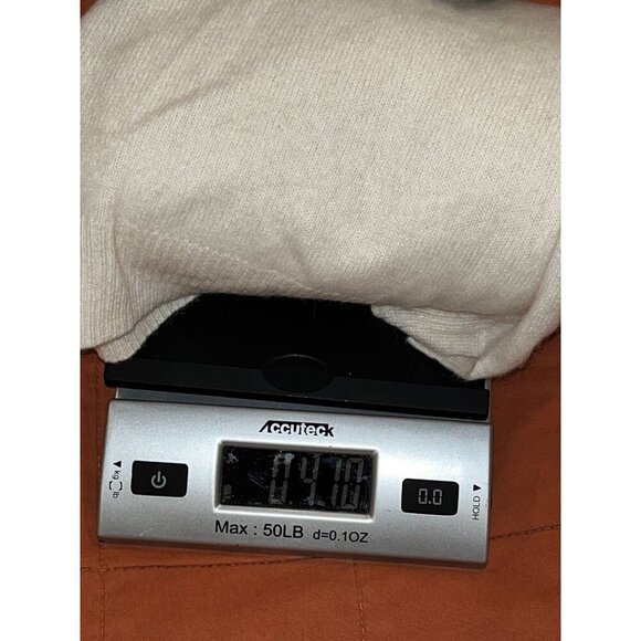 Belle France Cream Cashmere Turtleneck Pullover Women's Sweater Size M - Picture 9 of 9